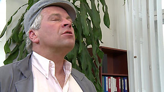 Passionate Secretary Has Hot Number with the Janitor in the Office