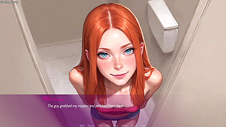Horny Wife Fucked by a Stranger in Public Toilet and Cheated Husband - 3D Hentai Animated Porn - Mila Ai