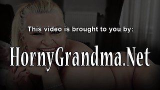 Mature gran gets toyed and fingered