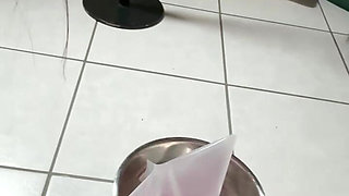 Flamingo Pissing - Pissy Socks Twogirlsonechallenge