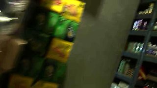 Blonde Party Bitch seduce to crazy and risky Public Sex