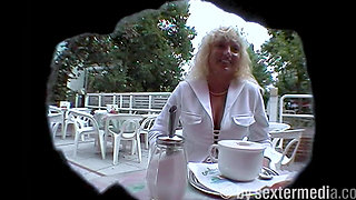 Hairy Pussy Towed in Coffee