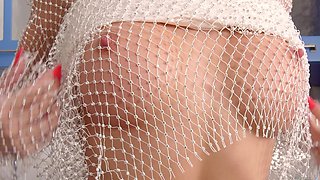 Blondie Mira's biliss moment: Solo playtime in the kitchen