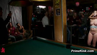 Sasha Knox Public Bar Disgrace