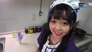 Flirty Visitor in a Short Skirt Invites Me in, POV Turns Heated with Toy and Relentless Pace Part 3