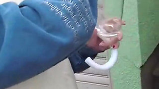 Wet-mark Wander as She Leaves a Shimmering Naughty Trail Wherever She Bares Herself 1/3