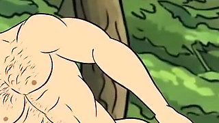 Big Boobs and Big Dick Funking Cartoon Video in Jungle Sex