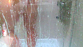Shaving in a shower