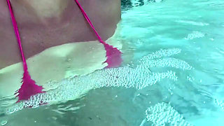 Artemisia Love Showing Her Perfect Tits in a Micro Bikini Underwater