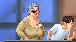 Mature Granny Loves To Suck- Summertime Saga