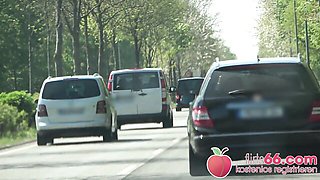 Lovely Kitty Blair at blonde movie