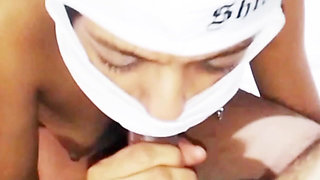 My Stepsister First Gives Me a Good Blowjob, Then She Rides Me Until I Cum