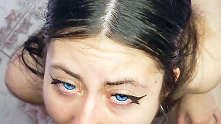 Dherlydoll Takes All My Cock in Her Mouth and Then Swallows My Hot Cum