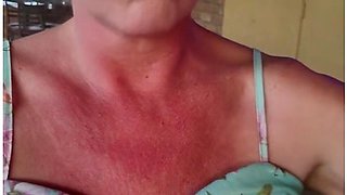 Titty slip in a public bar