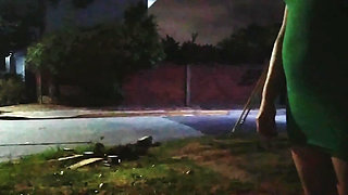 Public sex on the street with voyeurs