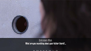 Anita's Internship - Gameplay - Roleplay - Petite Teen Pissing and Gives Blowjob and Fucks at Gloryhole