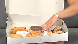 Sara Luvv Gets a Tasty Donut Treat with Some of Axel's Special Cream on Top
