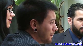 Marvelous cheating mexican housewife swallows