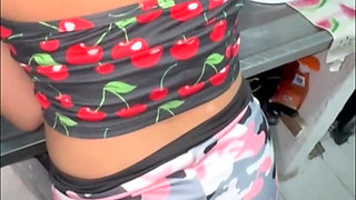 Clear Voice Hottest arab Egyptian Sharmota Muslim Wife a7a teez nar fagra in kitchen