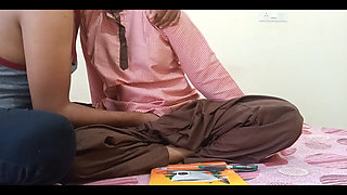 Desi College Student Was Rough Fucking with Boyfriend in Outside on Dogy Style Position She Fucking Coching Time Clear Hindi