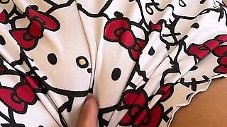 Petite Young Woman in Tight Clothes Is Masturbated by Boyfriend Hears How She Moans