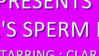 Clara's Sperm Facial Featuring Carla Belle