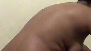 Stepsister Riding a Black Cock in Slow-motion