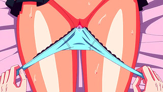 Horny Student with Big Boobs Fucked Hard by Lucky Teacher (Hentai Sex) Eng Sub