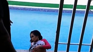 Amateur ass ramming outdoors