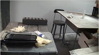 The Home Help Dominate Her Poor Old Patient + Handjob Femdom And Wrestling