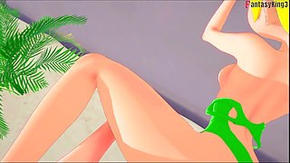 Tinkerbell Bikini Sex at the Beach