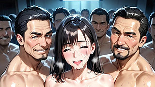 The Chief Engineer's Sissy Daughter Gave Her Ass to the Construction Crew in a Gangbang.