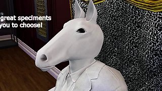 Hot 3D redhead licking a pussy while getting fucked