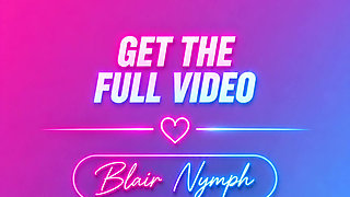 Blair Making a 14-inch Dildo Disappear Inside Her Pussy - Blair Nymph