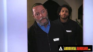 ACCIDENTAL GANGBANG - Hot Charlie Forde Gets Gangbanged By Five Security Guys For Her Protection: Porn