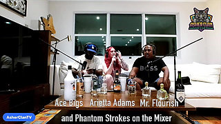 Adult Star Podcast with Arietta Adams Hosted by Mrflourish and Ace Bigs