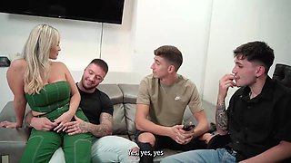 Hot Foursome with Slutty Girlfriend Tatiana Alvarez and My Friends Raul Bud and El Papi