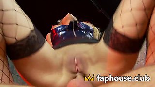 Blonde Chloe S Teases And Taunts Captive Pripatrons Son Guard With Latex Lingerie And Massive