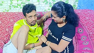 Desi Bhabhi in short dress fucked hard by Dever ji