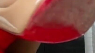 Nylon Legs Worship in Pantyhose and Louboutins