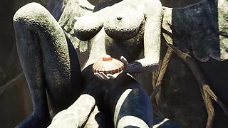 Horny Lara Croft 3D Hentai: Riding a Huge Statue Cock to Unlock the Tomb Door - First Time Anal & Cowgirl Sex