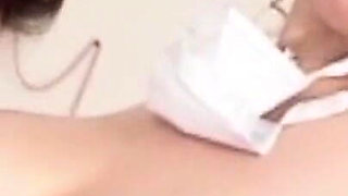 Curly Haired Nurse Rides Patient Cock Passionately