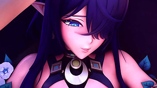 Genshin Impact - Free Use Lauma Nympho (4K Nude Animation with Sound)