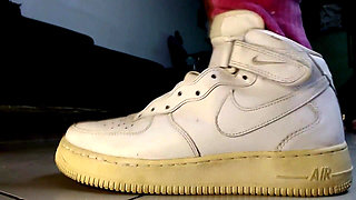 Orgasm Nike Sneakers Destruction Feet Growth - Hulk Feet, Transformation Fetish, Growth Fetish