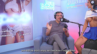 Cristinavegas, a Latina Webcam Model, Breaks Her Clitoris Riding the Fucking Machine on Juanbustospodcast.