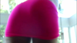 Wet Pussy Booty Shaking on Balcony
