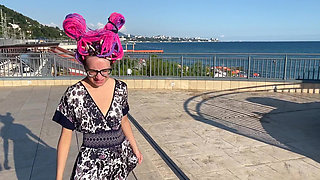 I Met Nerdy, Shy Girl at the Public Beach and Turned Her Into My Dirty Submissive Anal Slut. She Squirted All Over Her Face!!!