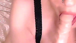 Silent Strip Tease - Panties Dangling From Toes, Sucking & Slow Seduction on Live Cam