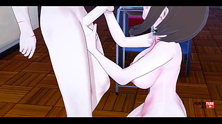 Boku No Hero Academia Hentai - Uraraka Sex with Deku - Asian Japanese Manga Anime Hentai 3D Porn