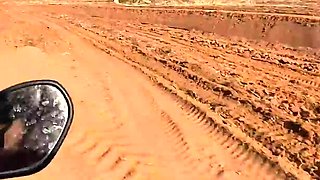 Naughty married gal meets gym mate, porks in woods. Milk in